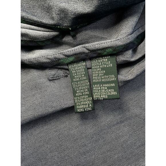 RALPH LAUREN Womens Button Front Long Sleeve Jean Jacket Coat M Blue - Picture 9 of 11